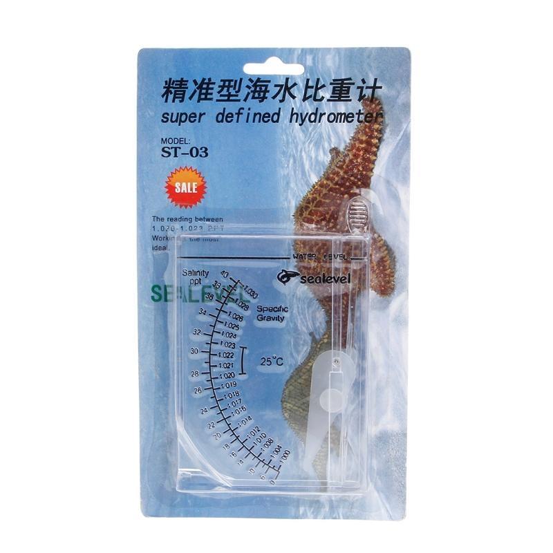 Marine Aquarium Hydrometer - Hidrómetro G6KF para acuario, medidor salinidad
