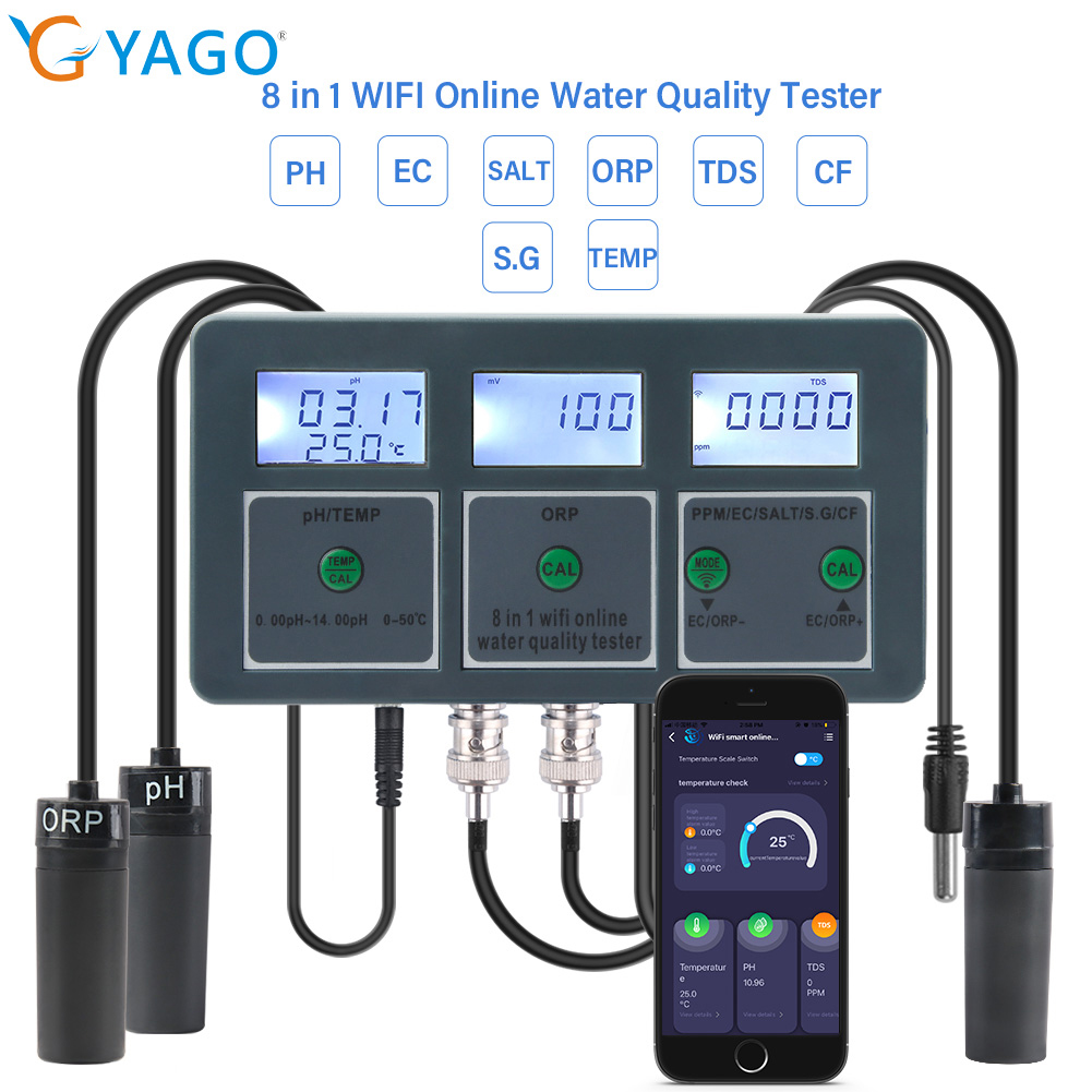 Marine Aquarium Water Analyzer - Medidor de Calidad del Agua para