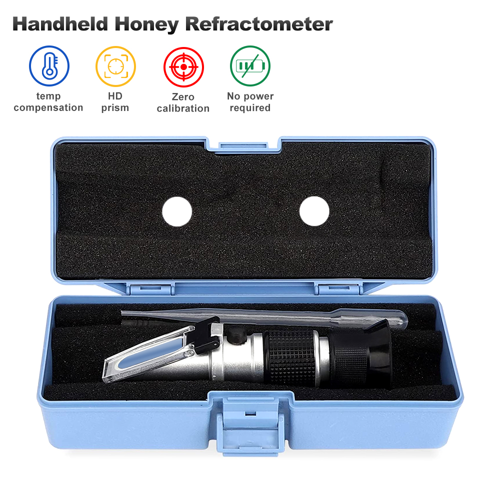 Refractometer Salinity - Refractómetro de miel de mano 3