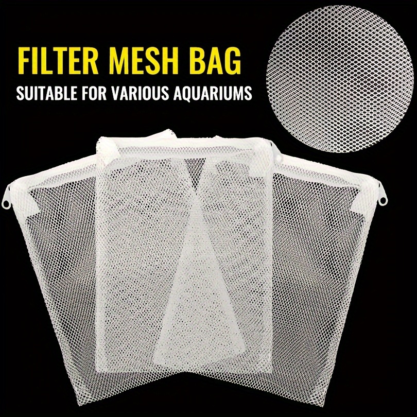 Marine Aquarium Filter Media - Bolsas de filtro con cremallera reutilizables