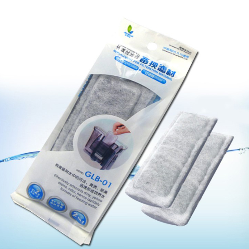 Marine Aquarium Filter Media - Filtro de acuario de 2 piezas,