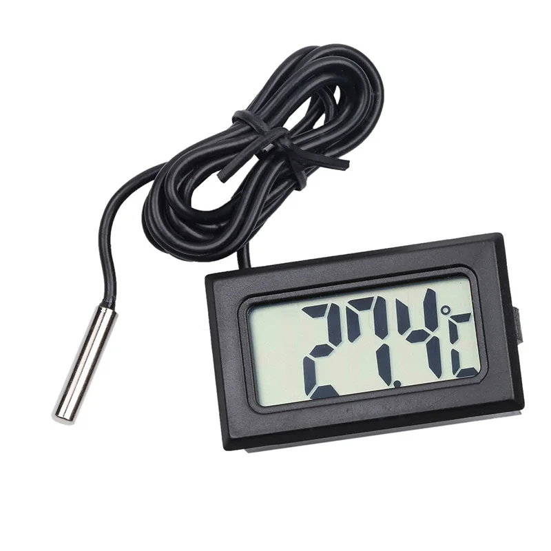 Marine Aquarium Hydrometer - Termómetro Digital para coche, Mini LCD,