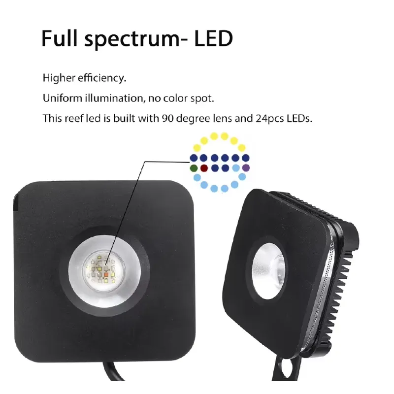 Lámpara LED de 30W para Acuari - Marine Aquarium Hours reseña y precio