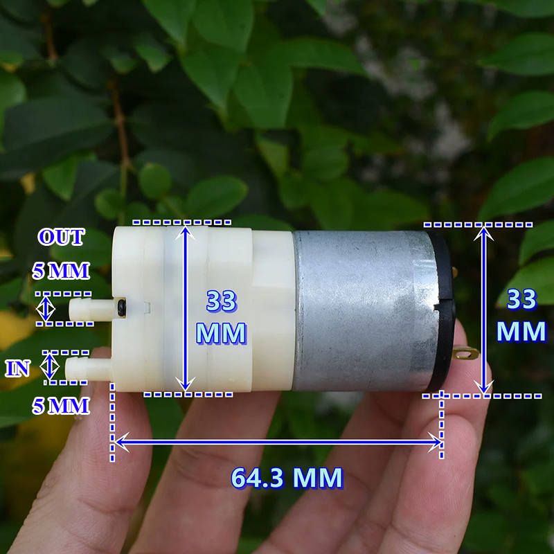 Bomba de Vacío de Motor DC 12V - Marine Aquarium Hydrometer reseña y precio