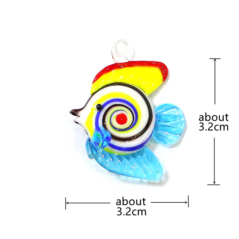 Colgante de vidrio de peces tr - Marine Aquarium Europe reseña y precio