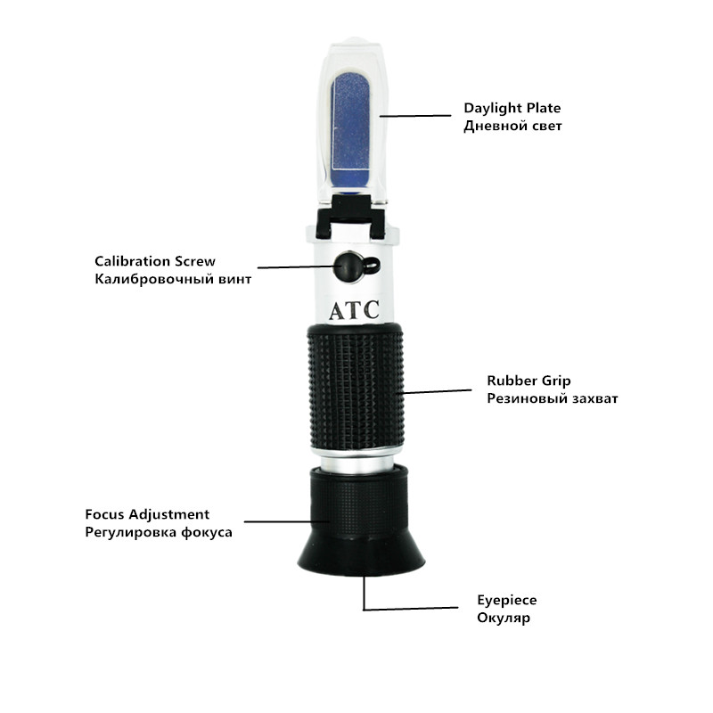 Refractómetro portátil 2 en 1  - Refractometer Salinity reseña y precio
