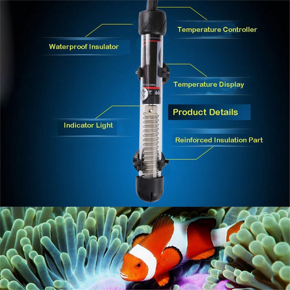 (A02R) Calentador Sumergible p - Aquarium & Marine Museum reseña y precio