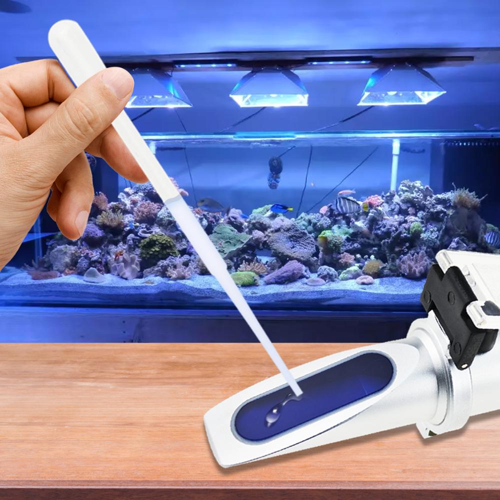 Probador de medidor portátil A - Refractometer Salinity reseña y precio
