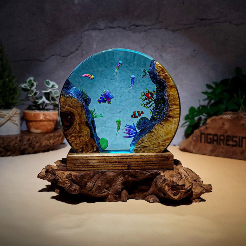 Lámpara de Mesa de Resina con  - Aquarium & Marine Museum reseña y precio