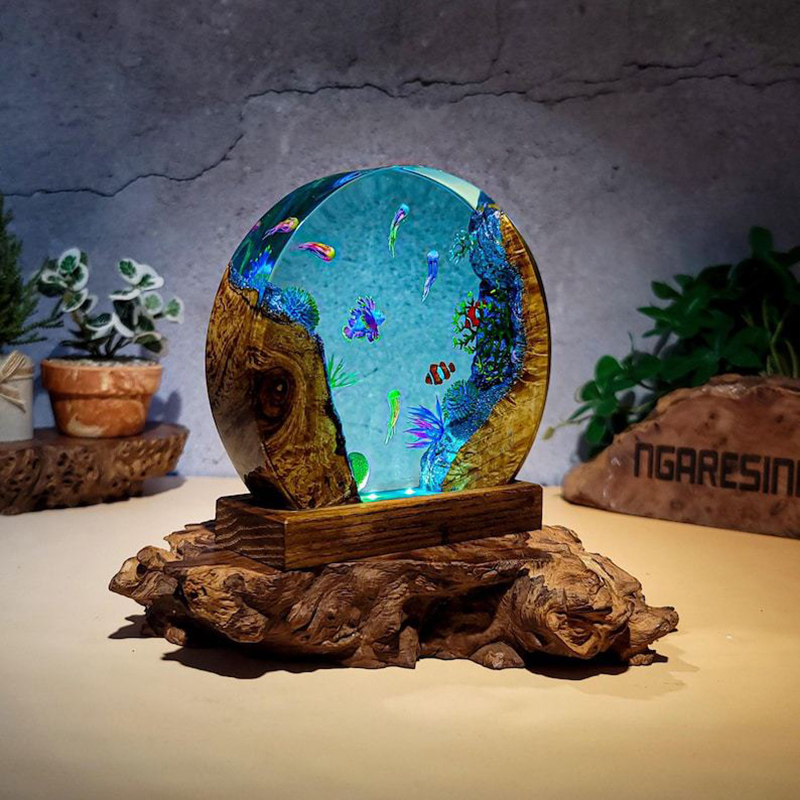 Lámpara de Mesa de Resina con  - Aquarium & Marine Museum reseña y precio