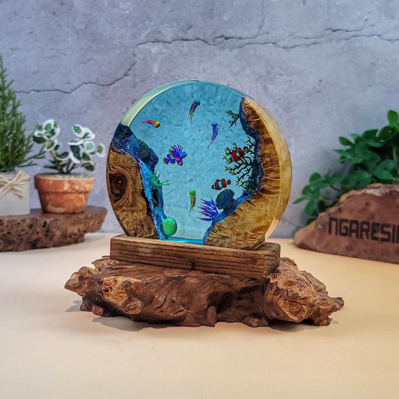 Lámpara de Mesa de Resina con  - Aquarium & Marine Museum reseña y precio