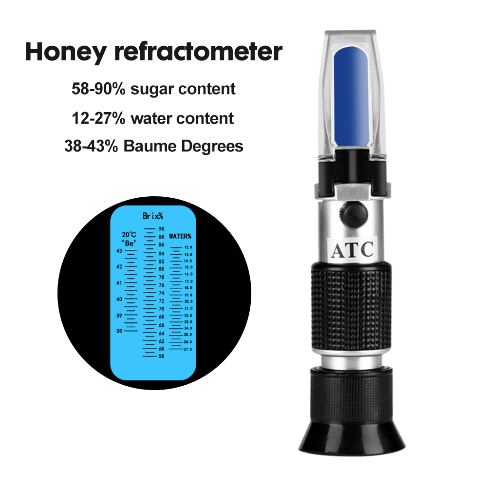 Refractómetro de miel de mano  - Refractometer Salinity reseña y precio