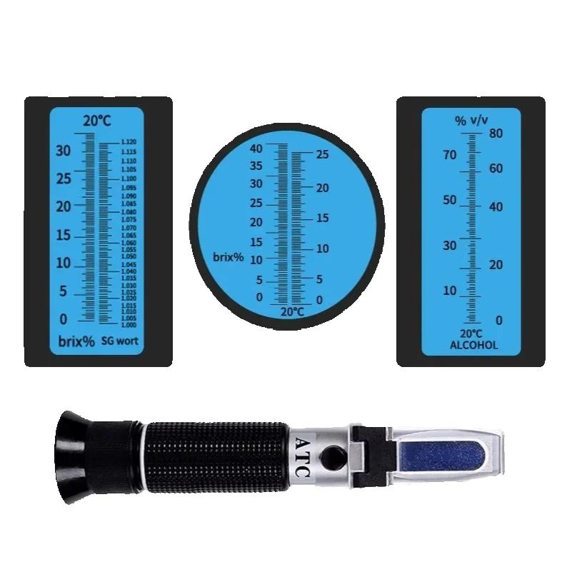 Alcoholómetro preciso portátil - Refractometer Salinity reseña y precio