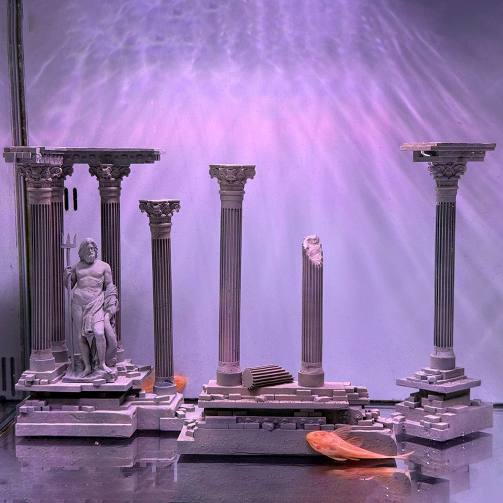 Decoración de columna romana,  - Aquarium Innovative Marine reseña y precio