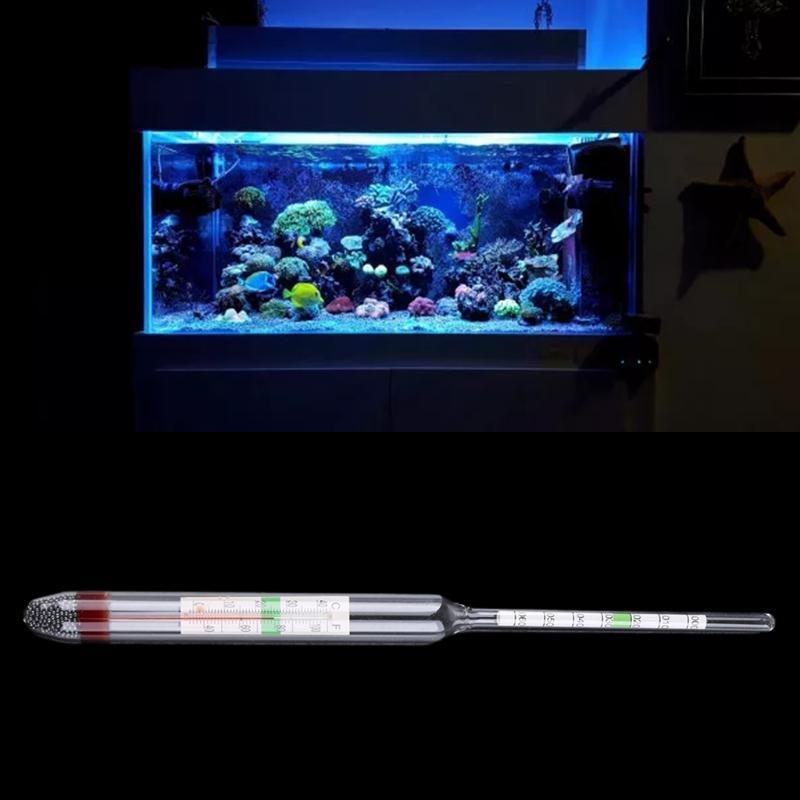 Hidrómetro vidrio para acuario - Marine Aquarium Hydrometer reseña y precio