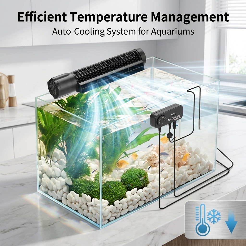 Ventilador de Refrigeración pa - Marine Aquarium Temperature reseña y precio