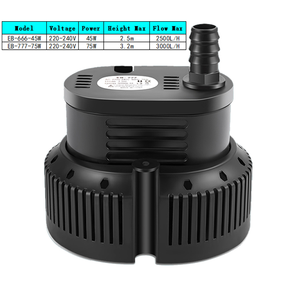 Bomba de agua sumergible de 45 - Marine Aquarium Temperature reseña y precio