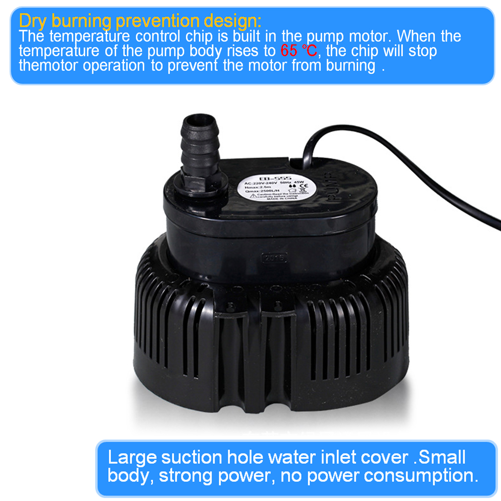 Bomba de agua sumergible de 45 - Marine Aquarium Temperature reseña y precio