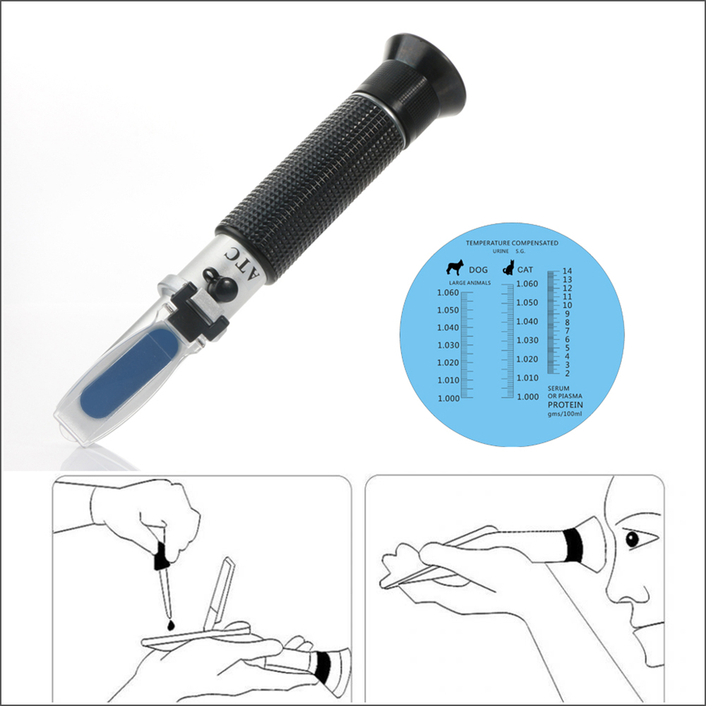 Refractómetro clínico de anima - Refractometer Salinity reseña y precio