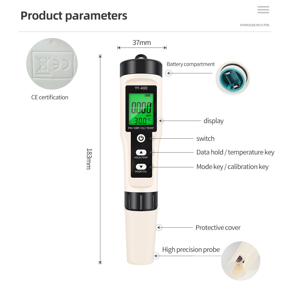 Medidor de temperatura rico en - Marine Aquarium Water Analyzer reseña y precio