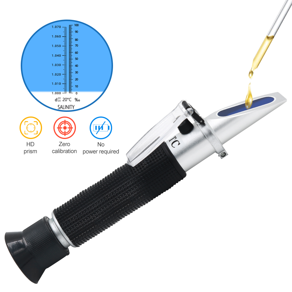 Refractómetro de salinidad por - Refractometer Salinity reseña y precio