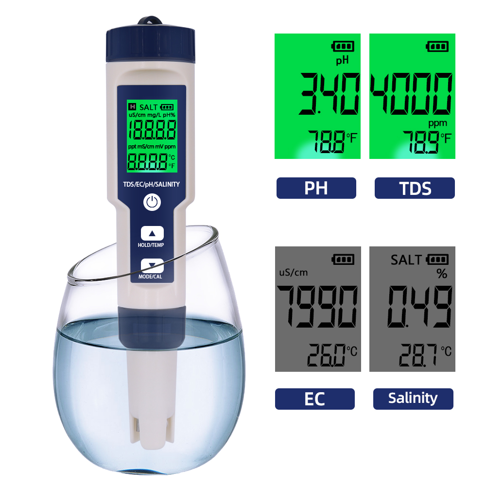 Probador profesional de calida - Marine Aquarium Water Analyzer reseña y precio