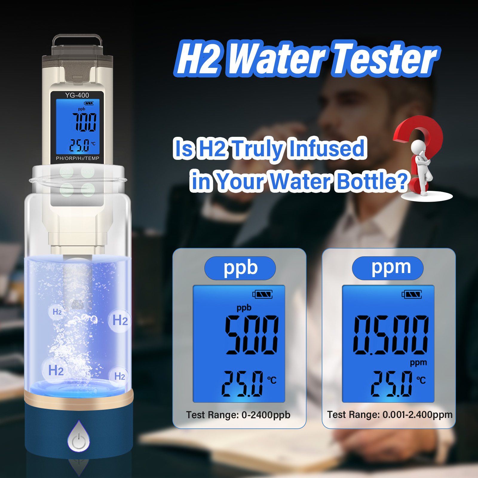 Yieryi 4 en 1 medidor Digital  - Marine Aquarium Water Analyzer reseña y precio