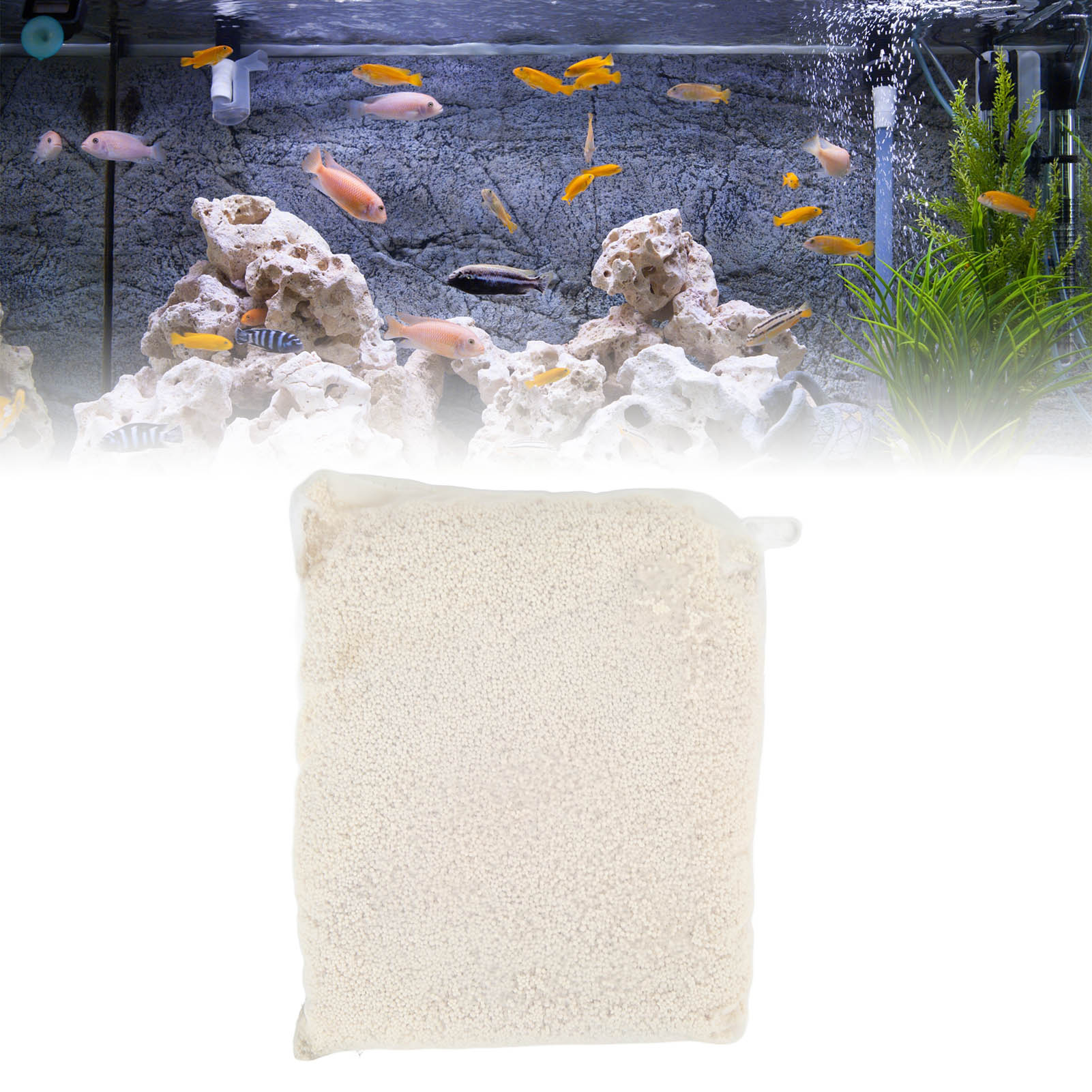 Filtro de peces resina filtrac - Marine Aquarium Filter Media reseña y precio
